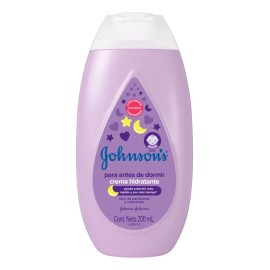 Johnson's crema corporal para bebé antes de dormir 200 ml