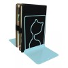 J.H. Company Sujetador De Libros Gatito Kawaii Metalico Escritorio Sx-928