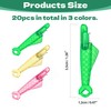 20Pcs Fish Mouth Sewing Machine Needle Threader, Sewing Machine Needle