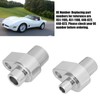 LS Swap AC Compressor Adapter Aluminum Fittings Kit, 8AN/10AN Connector