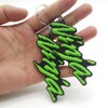 XIDAODIT Motorcycle Embroidered Keychain 3D Rubber Key Ring For Ninja