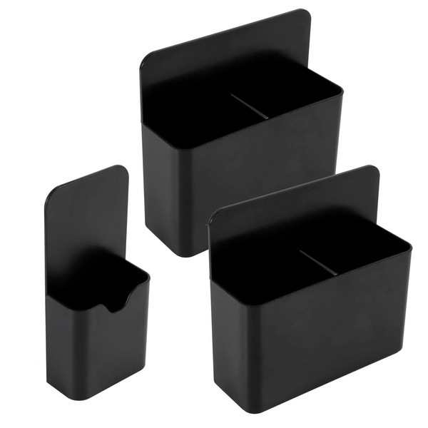 XREE Pack of 3 Magnetic Pen Holders, 2 Size Whiteboard