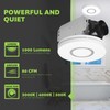Homewerks 7141-80-CTA Bathroom Fan with LED Lights Color Changing 80