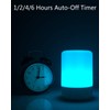 salipt LED Bedside Lamp, 4 USB Ports, Table Lamp Touch