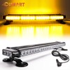 CUMART 26.5" Amber Yellow 54 LED Automotive Rooftop Beacon Warning