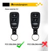 Remote2program 2PCS Keyless Entry Remote Control fit for 2011-2016 Hyunndai