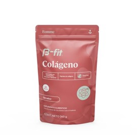B-FIT Colágeno Hidrolizado Bovino en Polvo Femme Suplemento Para Mujer