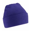 Beechfield Unisex Knitted Hat Purple One Size