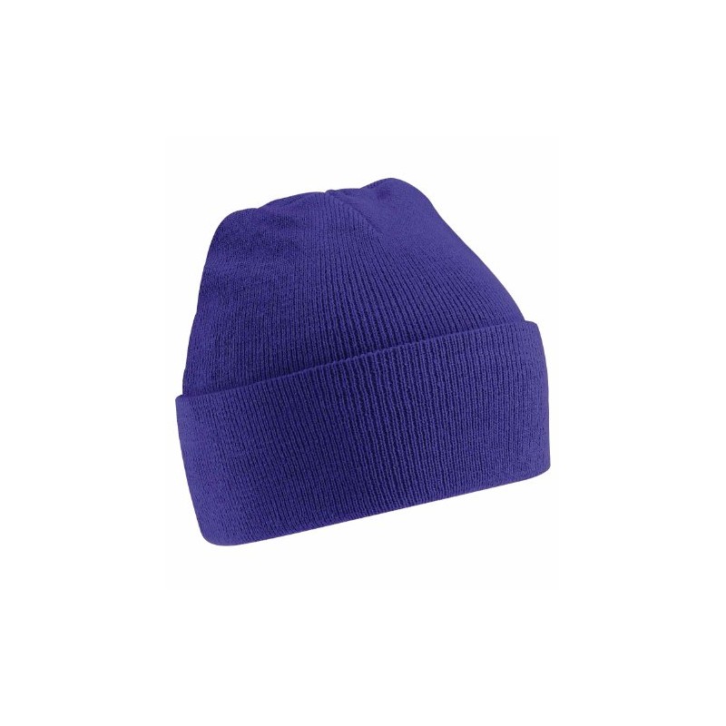 Beechfield Unisex Knitted Hat Purple One Size