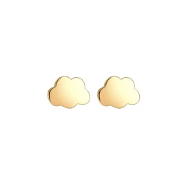 Elli Children's Earrings Cloud Dream Sky in 925 Sterling Silver Gold-Plated, Silver plated