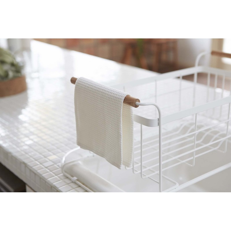 YAMAZAKI home 3108 Sink Dish Drainer Rack-Expandable Kitchen Drying Organizer