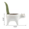 DIYOMR Cat Planter Animal Succulent Pots, Ceramic Cat Mini Flower