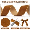 Vintage Rust Velvet Ribbon - 1 Inch x 10 Yards