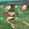 30 Pack Aluminum Alloy Guyline Tensioners for Outdoor Camping