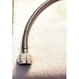 Floodsafe Auto-Shutoff Connector 20" Toilet Stainless Steel Braided