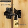 HILLMASTER Self Locking Gate Latch for Wooden Fence,Heavy Duty Gravity