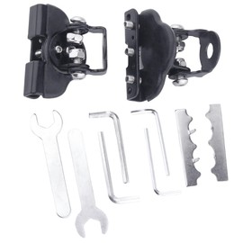 2PCS Car Hood Bar Mounting Brackets, Adjustable Hood Mounting Bracket for LED Lights, Universal Off-Road Accessories, Ditch Light Brackets for Off-Road Truck