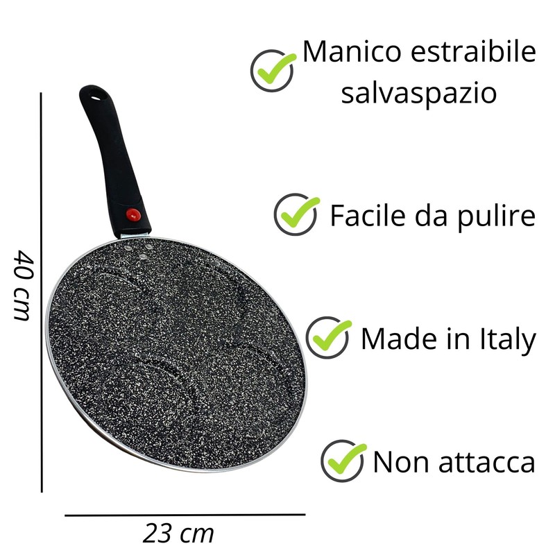 NAMAI - non-stick pan for pancakes - for eggs- removable