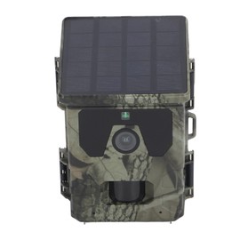 Solar Trail Camera 4K 50 MP, IP65 Waterproof Solar Trail Camera with NightVision Loop Recording, Motion Activated Tracking Game Camera, Cameras for Outdoor Monitoring