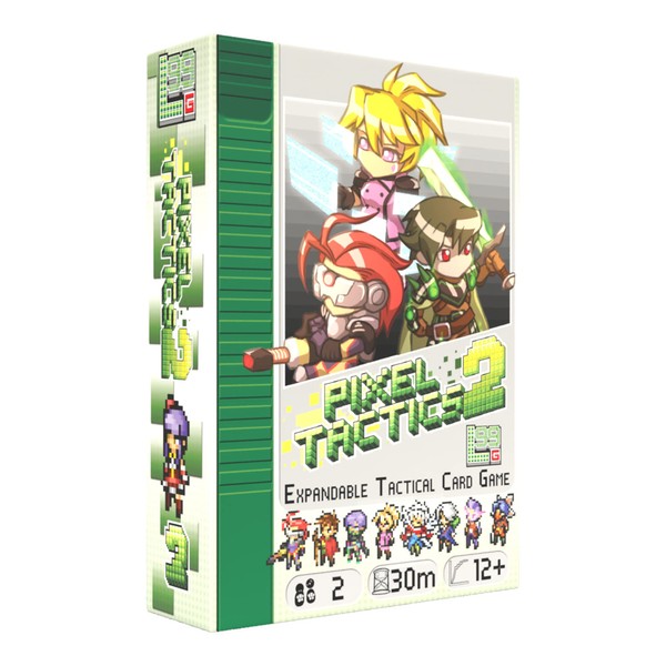 Level 99 Games Pixel Tactics 2 Expandable Tactical Card Game | Head to Head Fighting Game | Strategy Game for Adults and Teens | Ages 12+ | 2 Players | Average Playtime 30-45 Minutes | Made