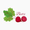 CafePress Beets Magnets 2.25" Round Magnet, Refrigerator Magnet