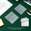 4 Pack Transparent Sticky Notes, 3x3 inch Clear Sticky Notes