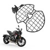 Headlight Grille Cover,Motorcycle Headlight Grille Cover Headlamp Protector Guard Stainless