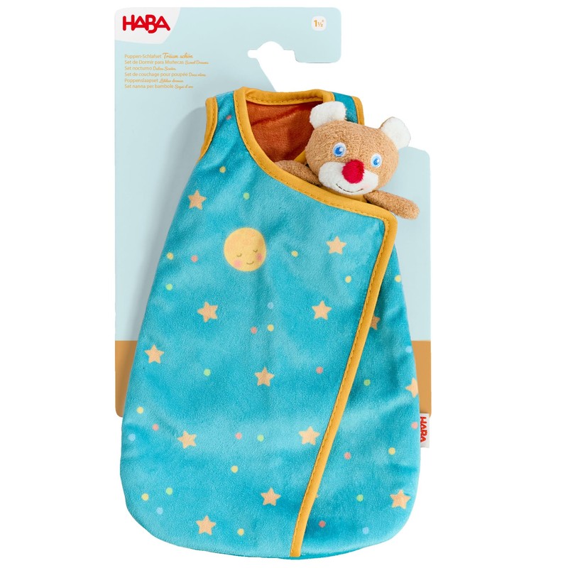 HABA Dream Beautiful Doll Sleeping Set - Doll Sleeping Bag