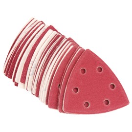 ToolTech 50 Sanding Triangles Sanding Sheets 10x K40-60-80-120-180