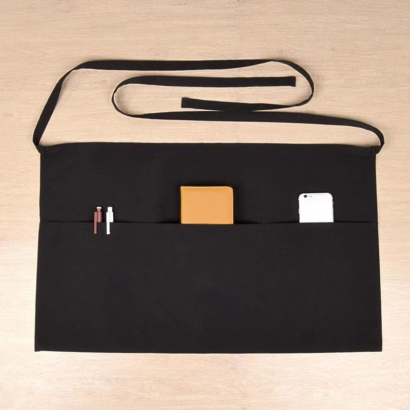 PLOYMONO 1 Pack Heavy Duty Waist Apron with 3 Pockets