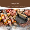 OUTDO.MXT Cast Iron 7" Smash Burger Press,Heavy Duty 2.5lb Burger