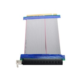CY PCI-E Express 16X to 16X Male to Female Riser Extender Card Flex Cable 20 cm