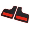 2Pcs Car Mud Guard Black Sport Style Universal Flashing Guard
