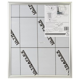 J. J. Keller Snap Poster Frame, 20 x 24 Inch, Metal/Aluminum - Clear Gloss Finish Overlay - Includes Instruction Sheet, 4 Mounting Screws and Drywall Anchors