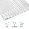 Komforttec 2-Piece Bath Mat Set, Terry Cloth Shower Mat, Washable