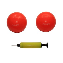 Yoga Massage Ball Smooth Ball – 4 Inch Adjustable Firmness Massage Roller Balls for Back, Neck & Floor Therapy – Gentle Deep Muscle Relief for Sensitive Soft Tissue franklin.with air pump (orange)