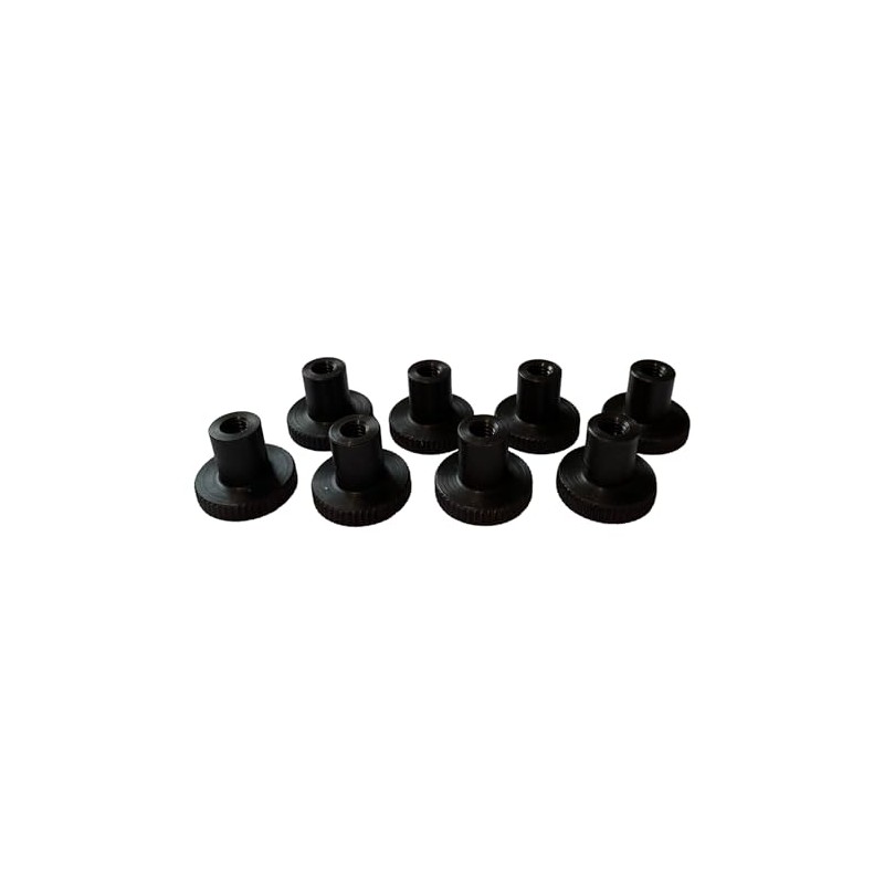 PrecisionGeek - Knurled Thumb Nuts/Female Thumb Wheel Lock Nut Adapter,