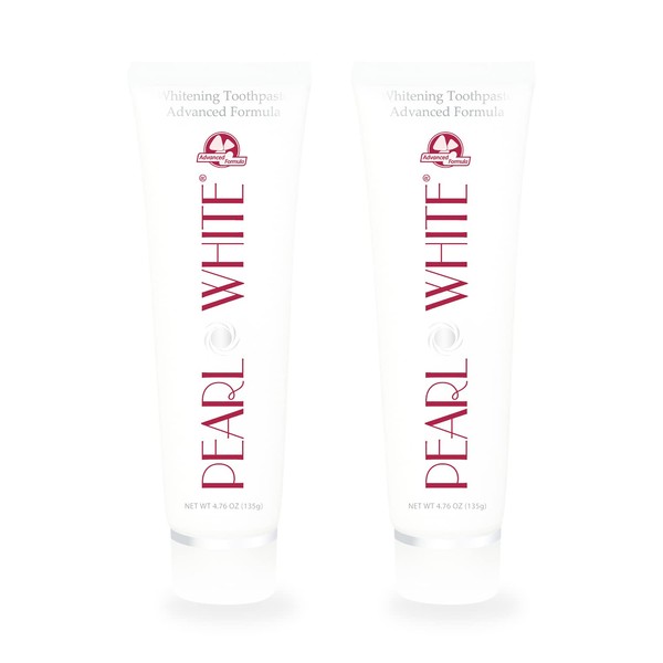 BEYOND Pearl White Whitening Toothpaste (Advanced, 2 Pack of 4.76 oz / 135 g)