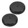 PATIKIL 5.75" x 1.2" Wooden Lamp Base, 2pcs Round Solid