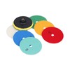 6Pcs Dry Diamond Polishing Pads 1Pc Backer Polish Kit for