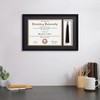 VIOLABBEY 11x17 Matte Black Diploma Frame with Tassel Holder for