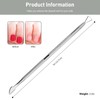 4 Pack Stainless Triangle Gel Nail Polish Remover ，Nail Cuticle