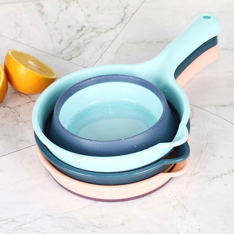 Folding Water Ladle Household Water Scoops Collapsible Spoon Scoop Cup
