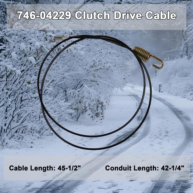 Toolyuan 946-04229B Clutch Drive Cable for MTD Craftsman Troy-Bilt Cub
