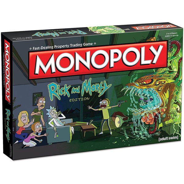 Monopoly Rick and Morty Board Game | Based on the