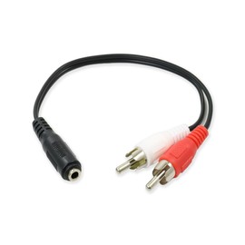 3.5mm Stereo Mini Jack to RCA Pin Plug Audio Converter Cable Converter Adapter 15cm