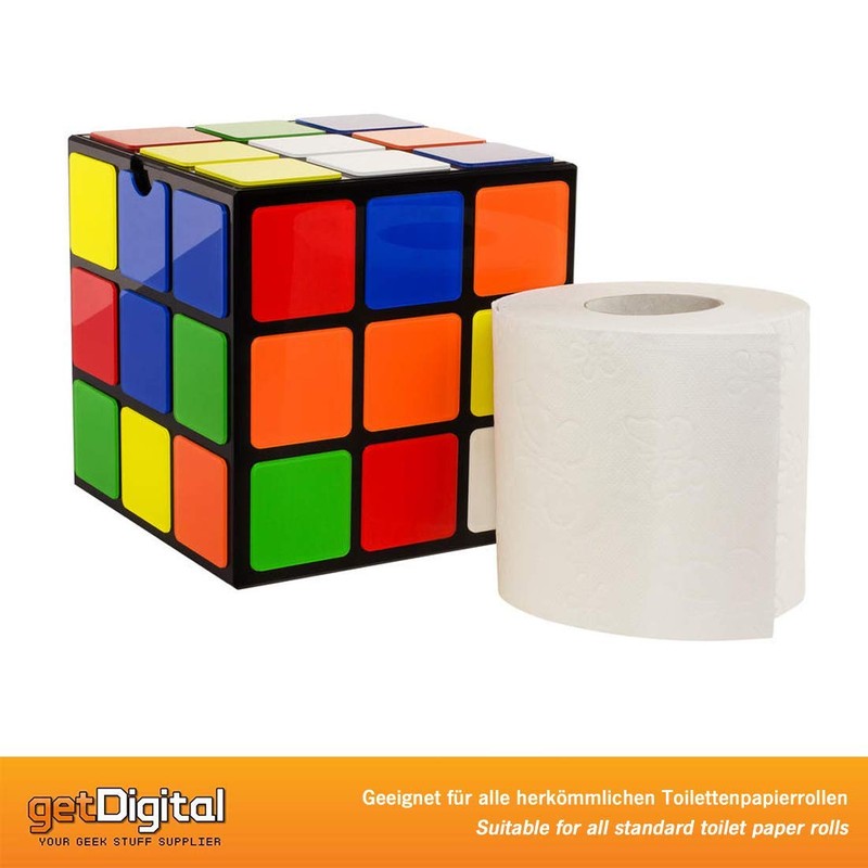getDigital Magic Cube Toilet Paper Holder - Novelty Tissue Roll