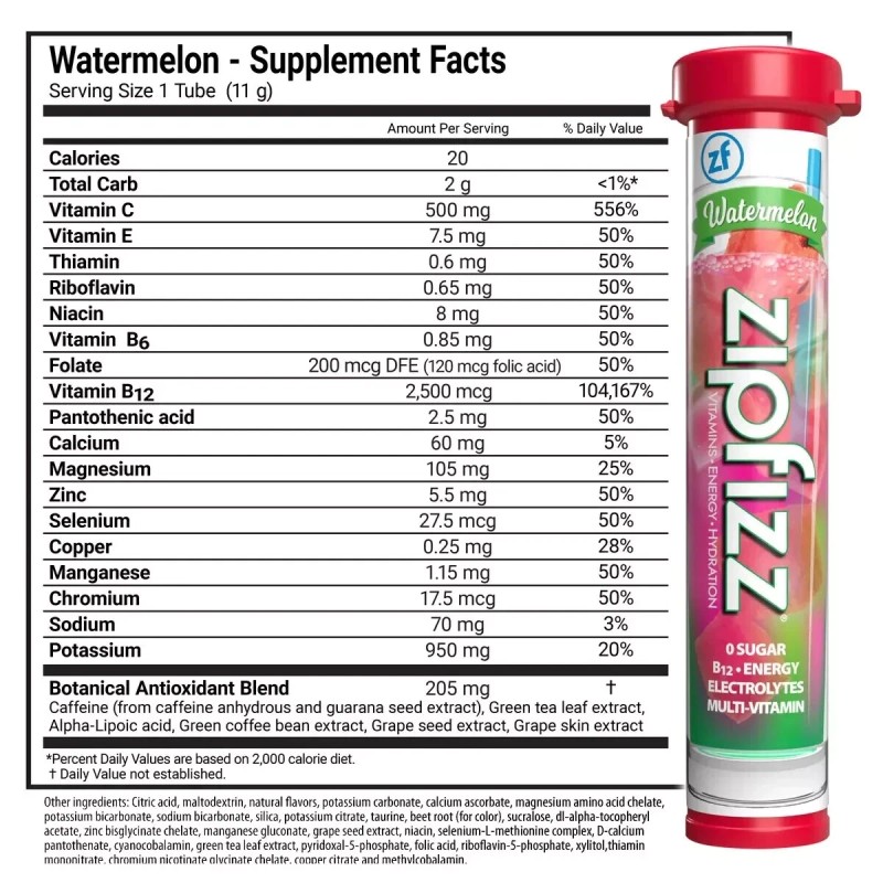 Zipfizz Healthy Energy Drink Mix Variety Pack 30 Count