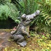 Toad Hollow Large Standing Gator Home & Garden Alligator Statue