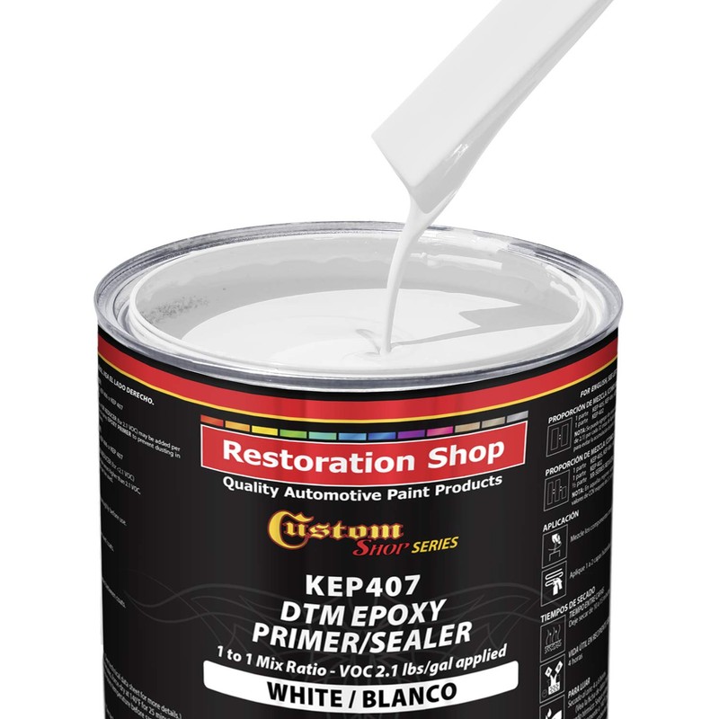 Custom Shop - White Epoxy Primer/Sealer 2.1 VOC (1/2 Gallon